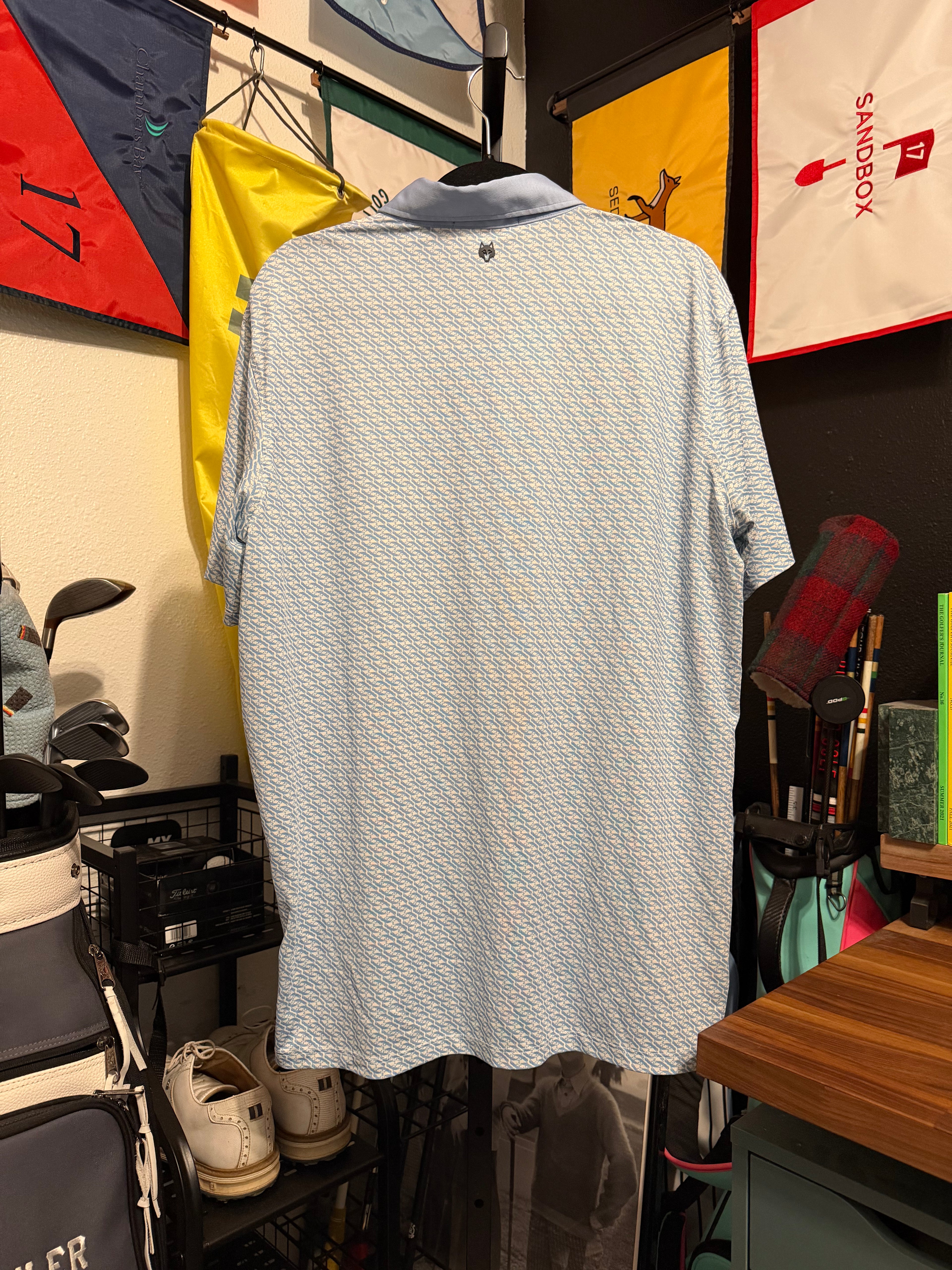 Greyson Sky Blue Polo - Large