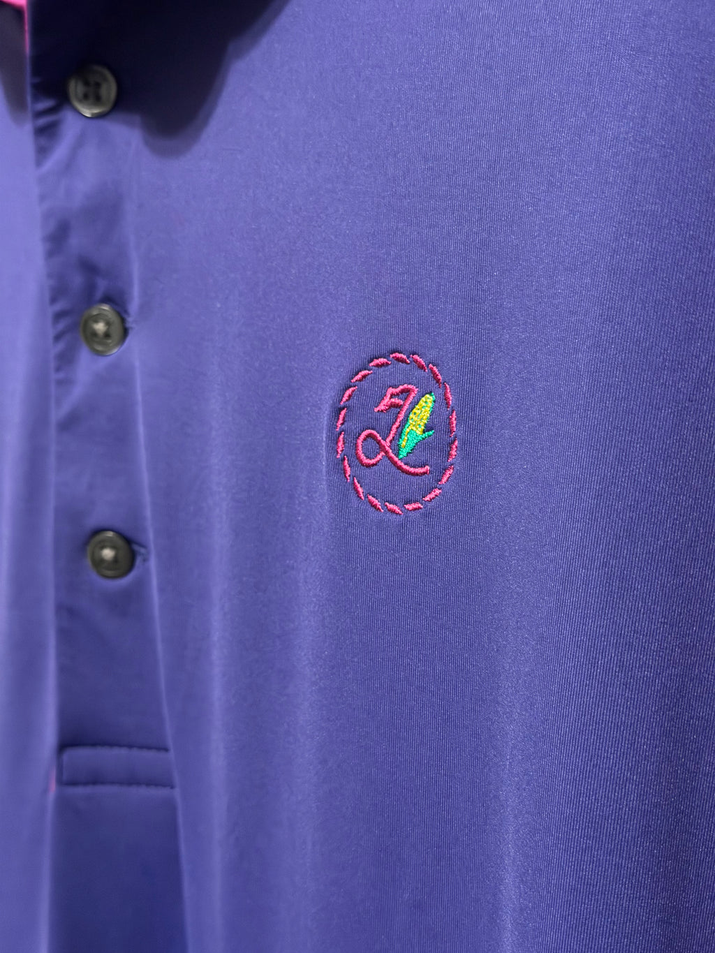 Greyson x Landmand Purple Polo - Large