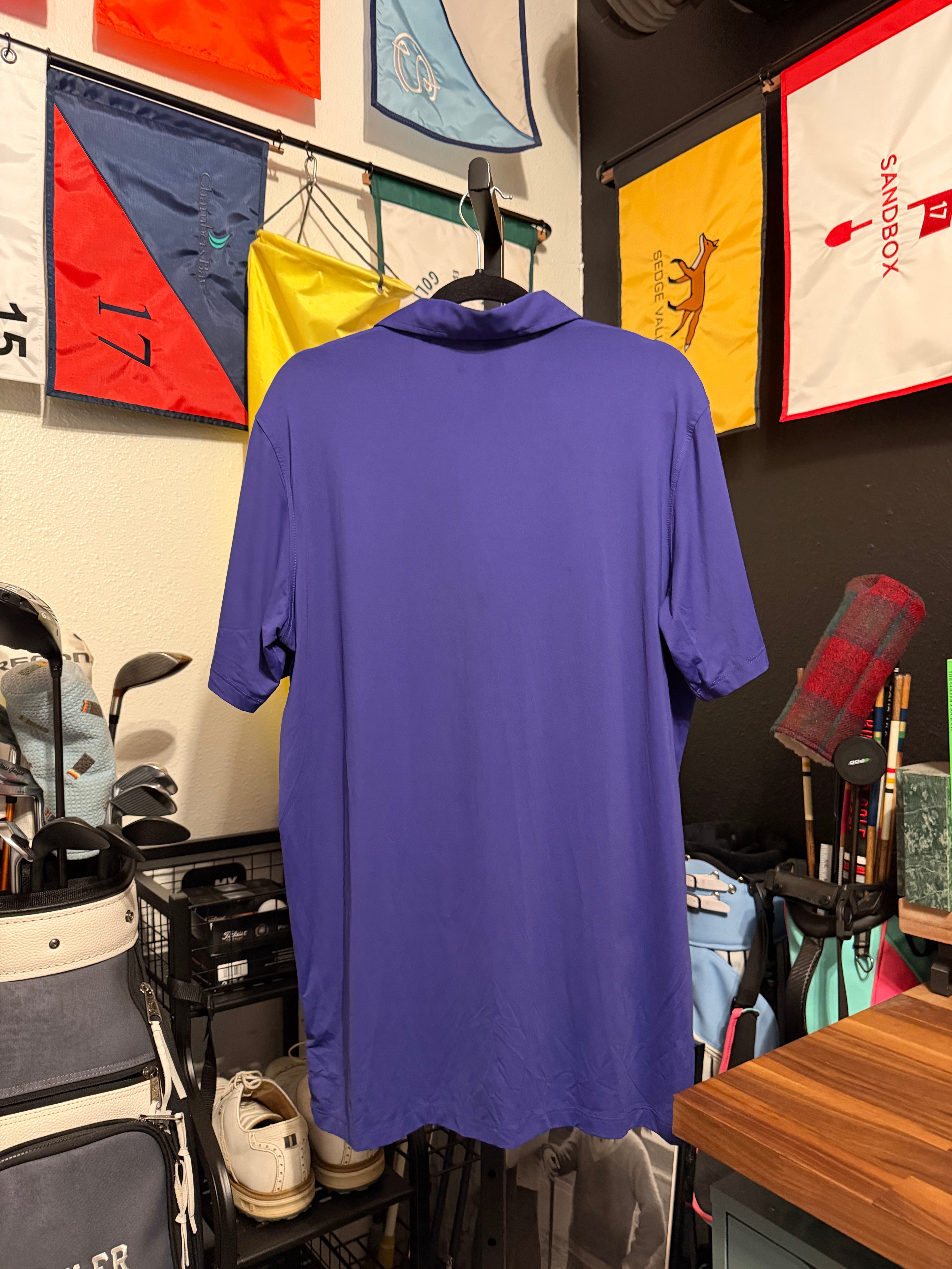 Greyson x Landmand Purple Polo - Large