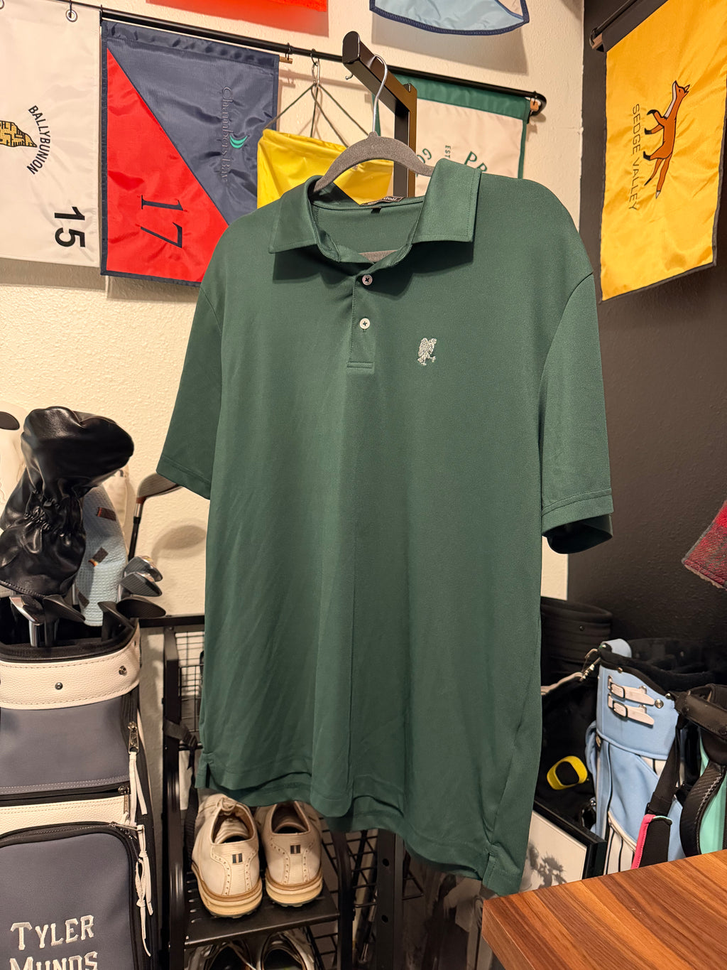 Quiet Golf Emerald Green Polo - Large