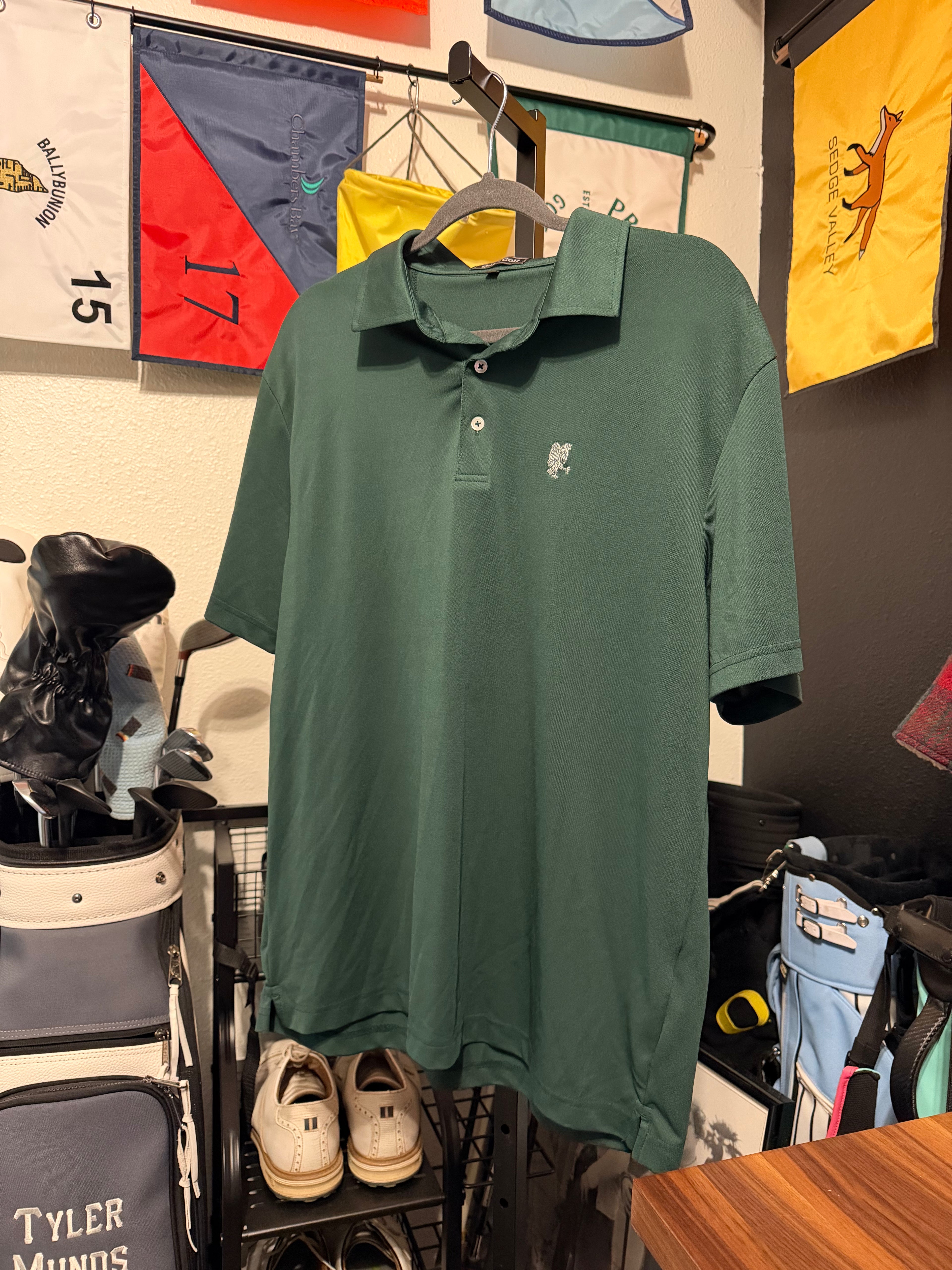 Quiet Golf Emerald Green Polo - Large