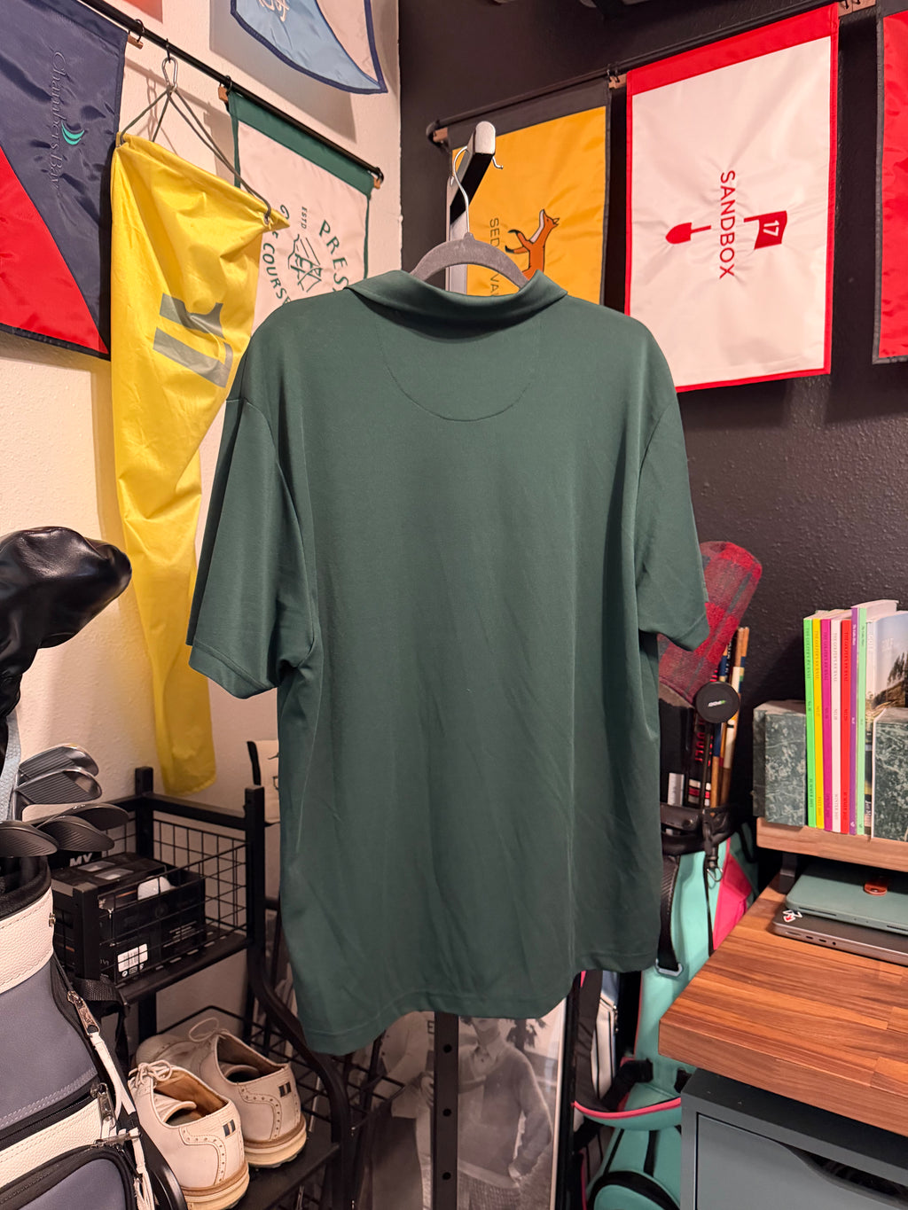 Quiet Golf Emerald Green Polo - Large